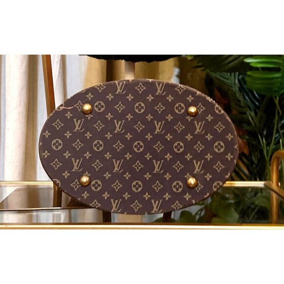 Louis Vuitton Monogram Demin Min Lin PM Bucket Bag - Picture 6 of 13